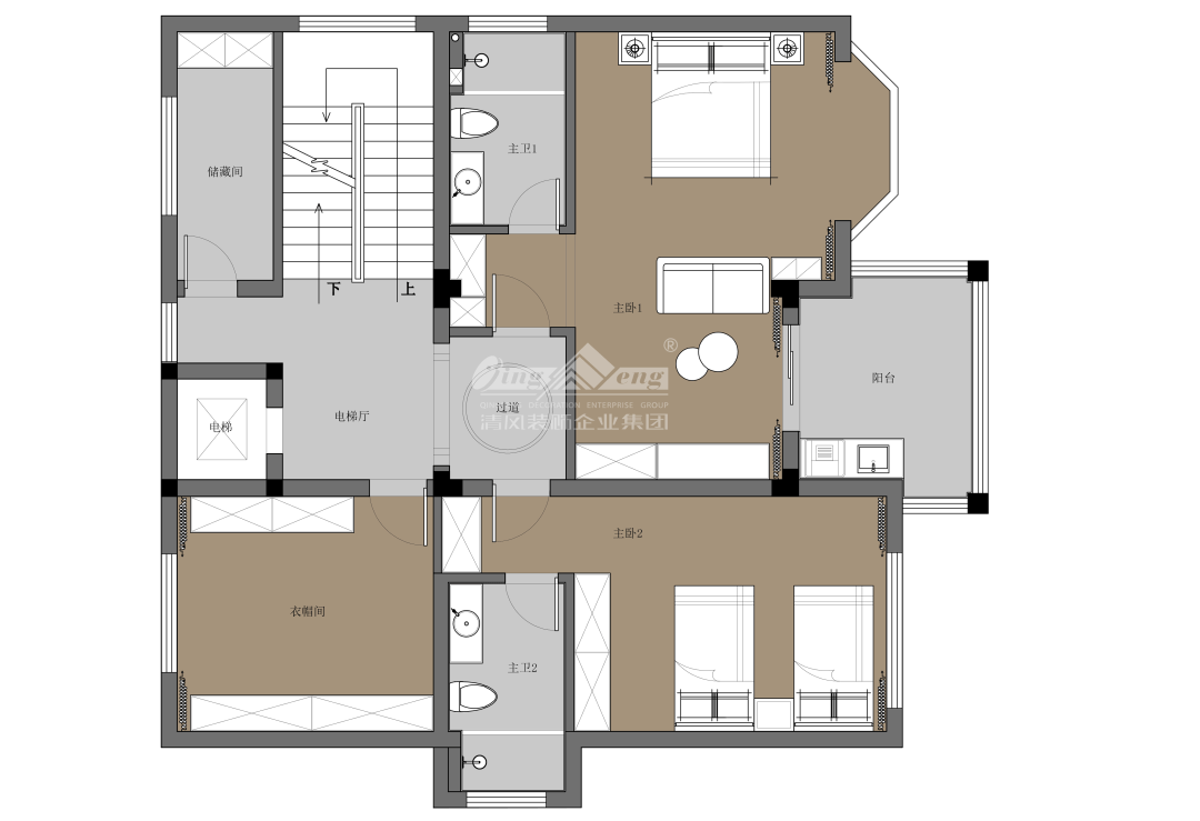赏·析|420㎡现代简约，家是自然的延伸