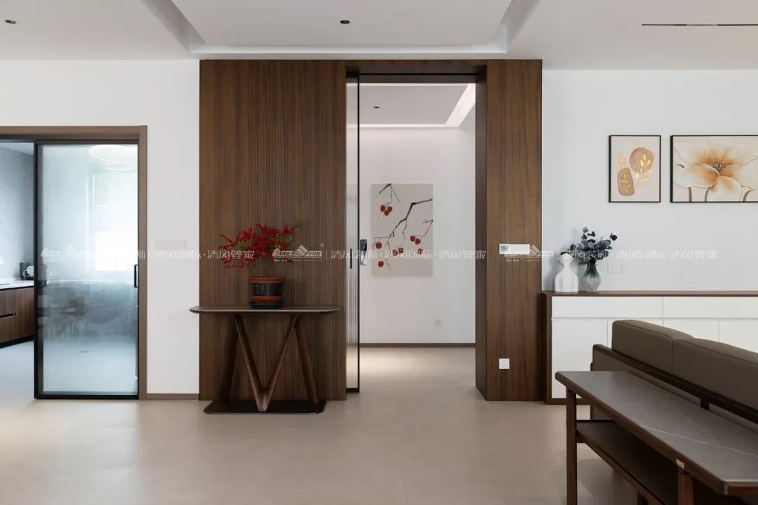 赏·析|420㎡现代简约，家是自然的延伸