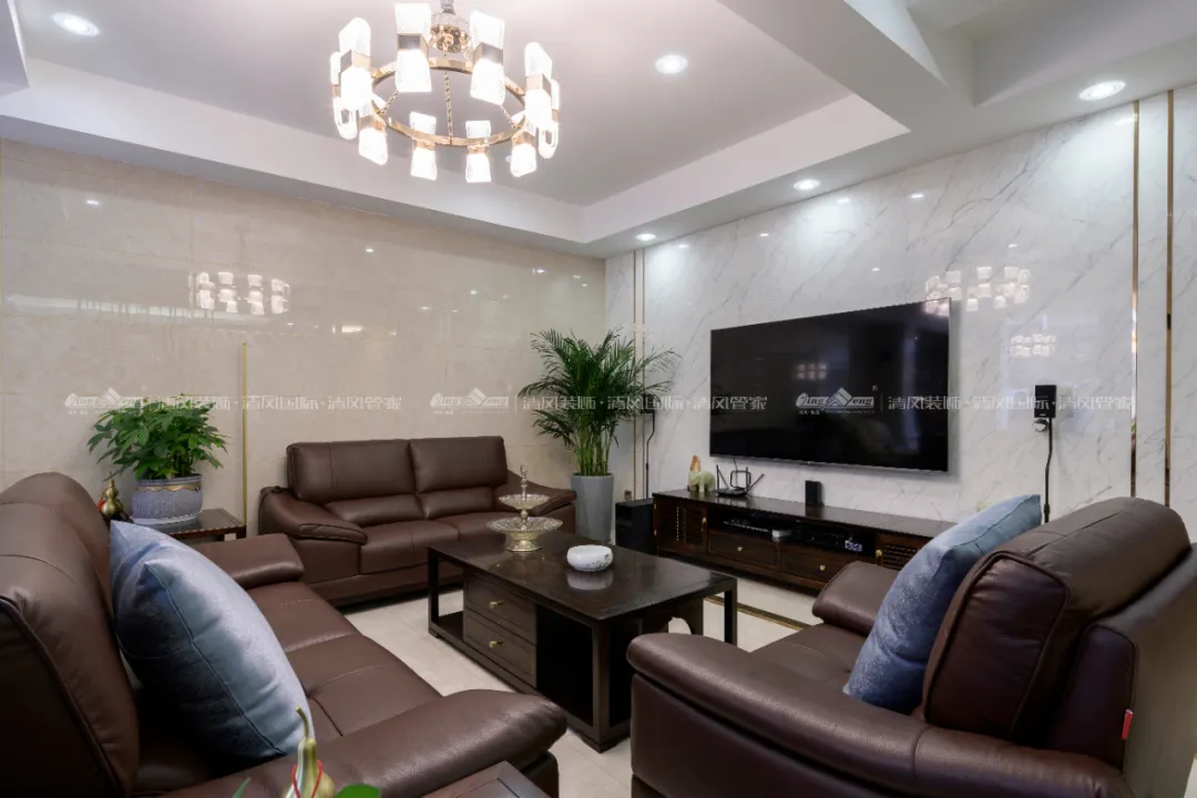 赏·析|420㎡现代简约，家是自然的延伸