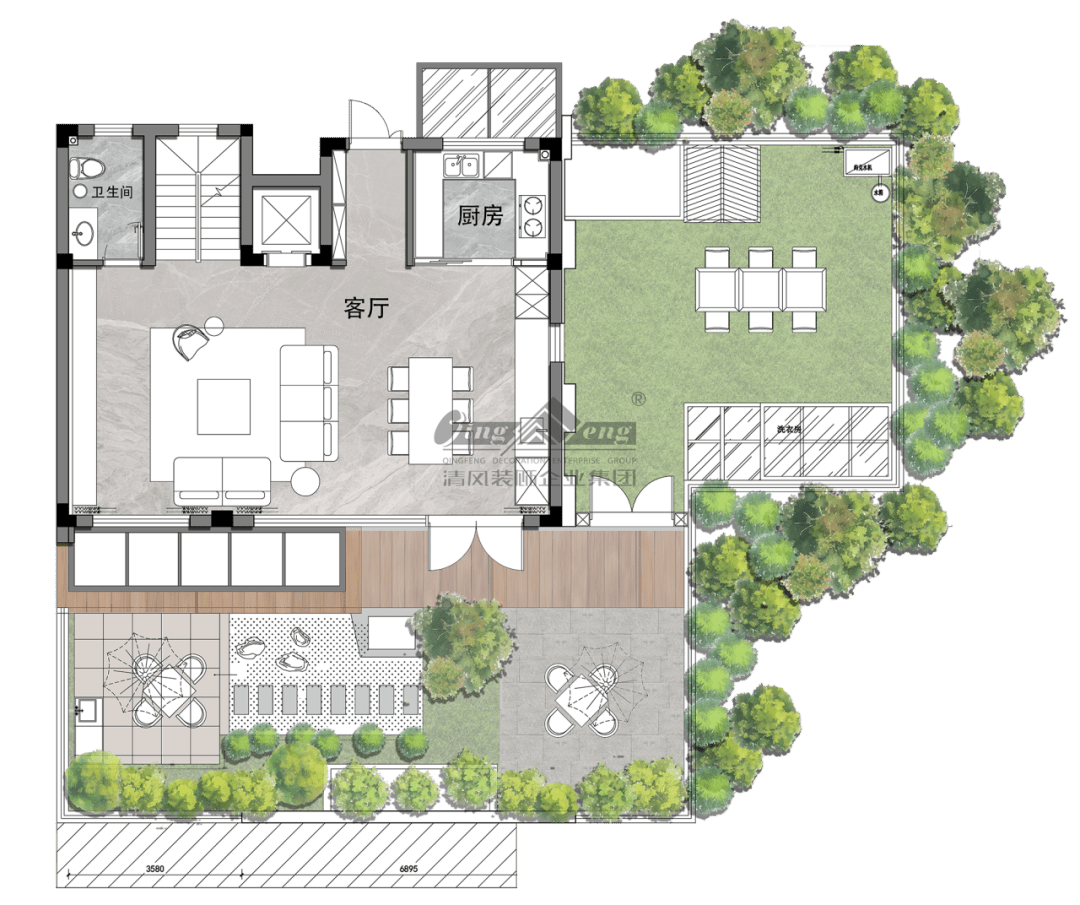 赏·析|345㎡自然之家，聆听生活的共鸣